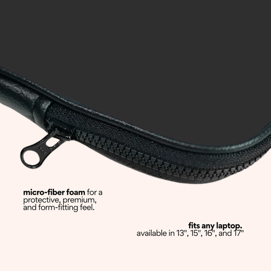 Psychedelic Black | Macbook & Laptop Sleeve