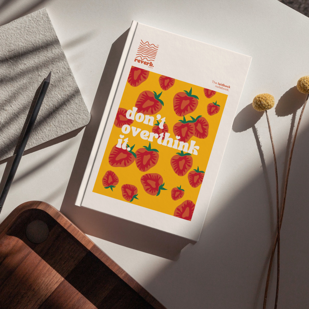 don't overthink it diary planner journal laid on table shop reverb 05
