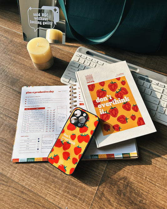 Don't Overthink Phone Case and Diary 3