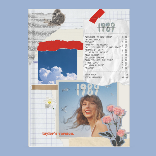1989 tyalor swift planner journal diary skyblue bg 3