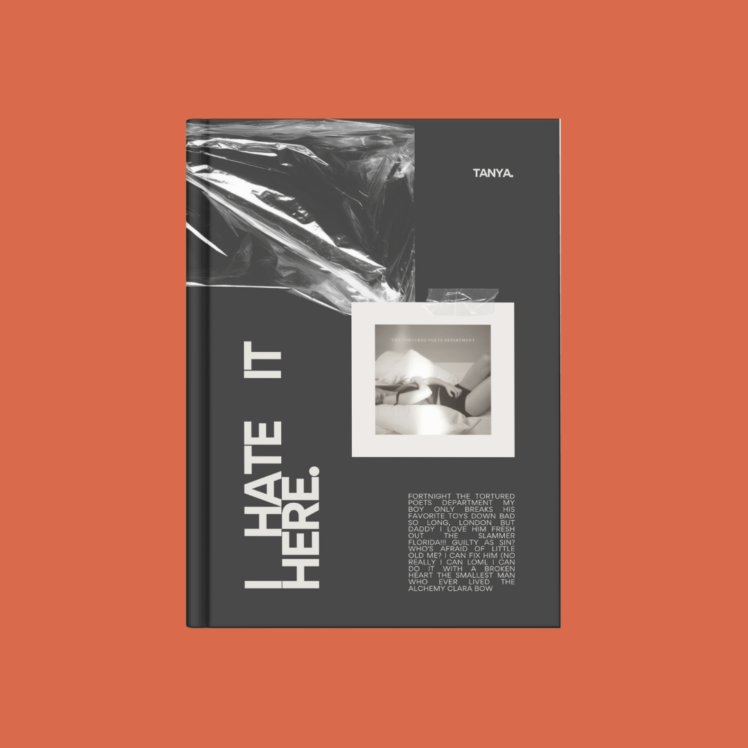 diary tortured poets taylor journal orange bg 1