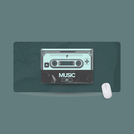 Retro Mixtape Desk Mat | HeroGrip