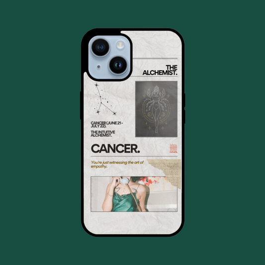 the alchemist cancer iphone case green bg