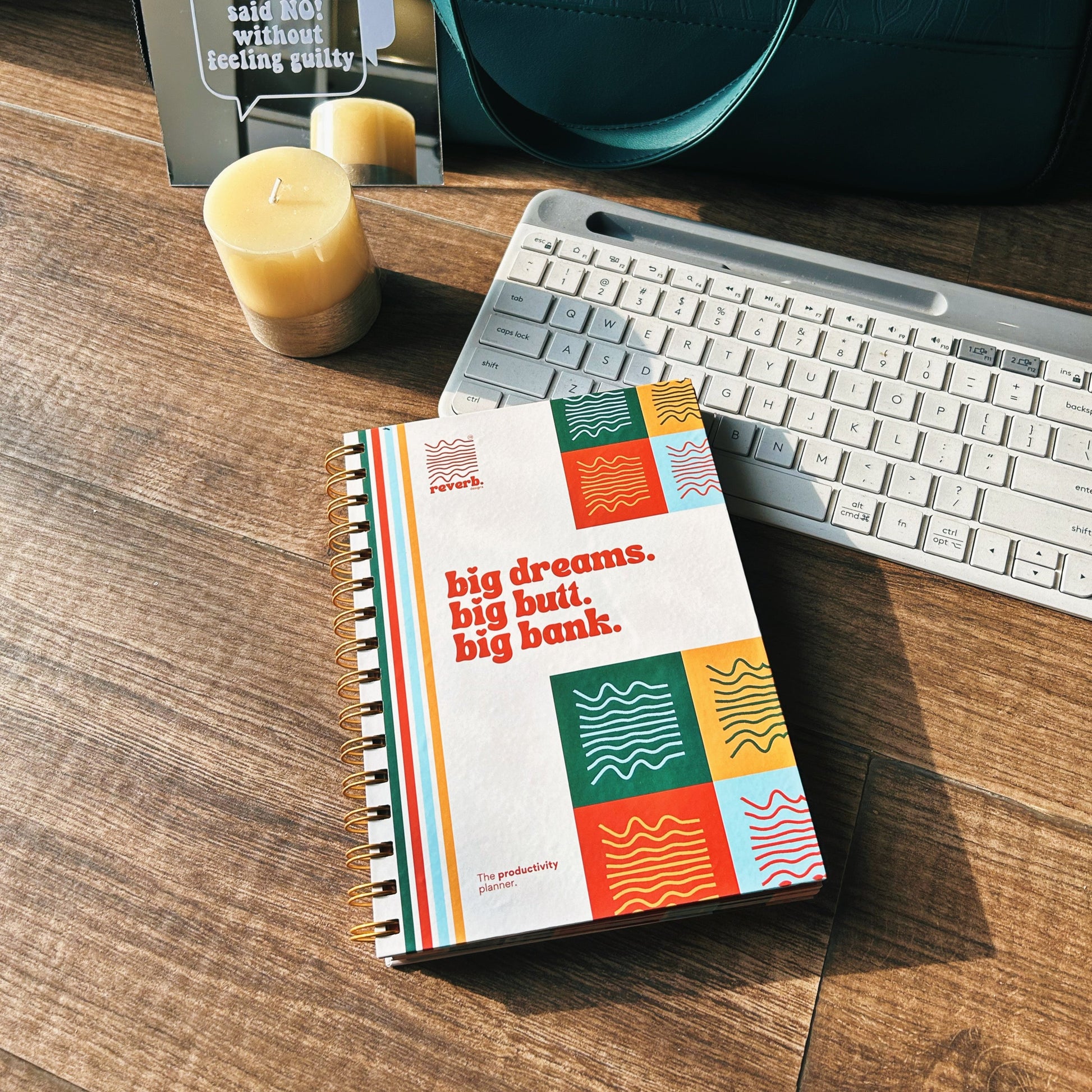 Big Dreams Big Butt Big Bank Diary Laid On Table