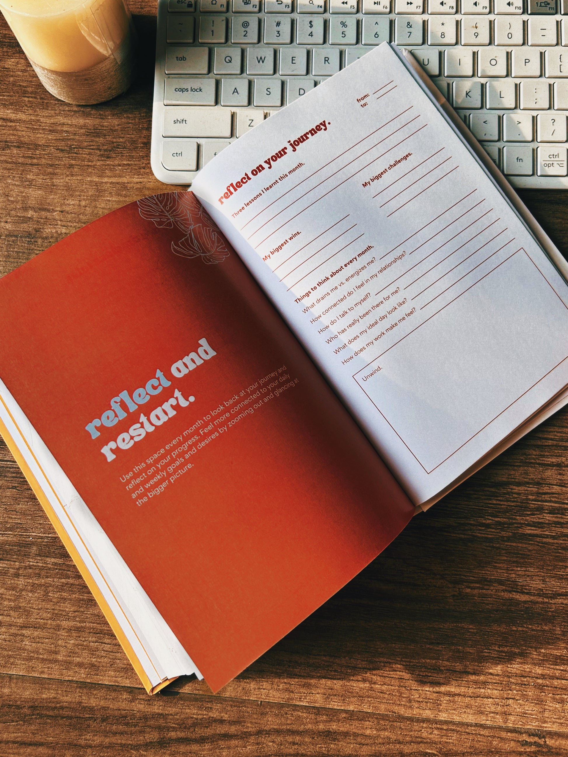 Reflect and Restart Diary Planner