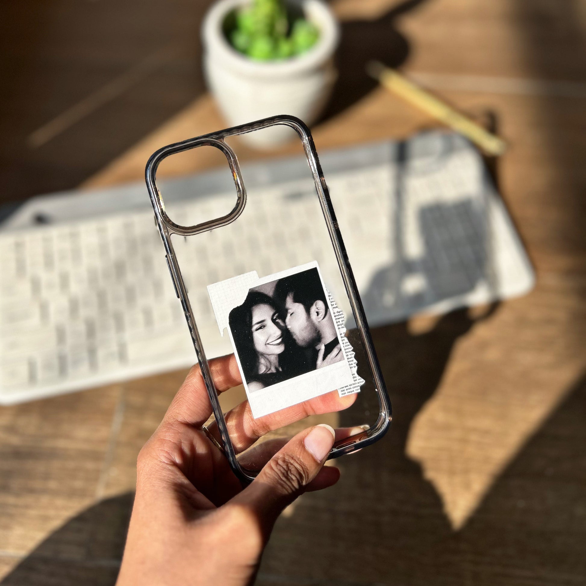 Monochrome Polaroid Case Iphone