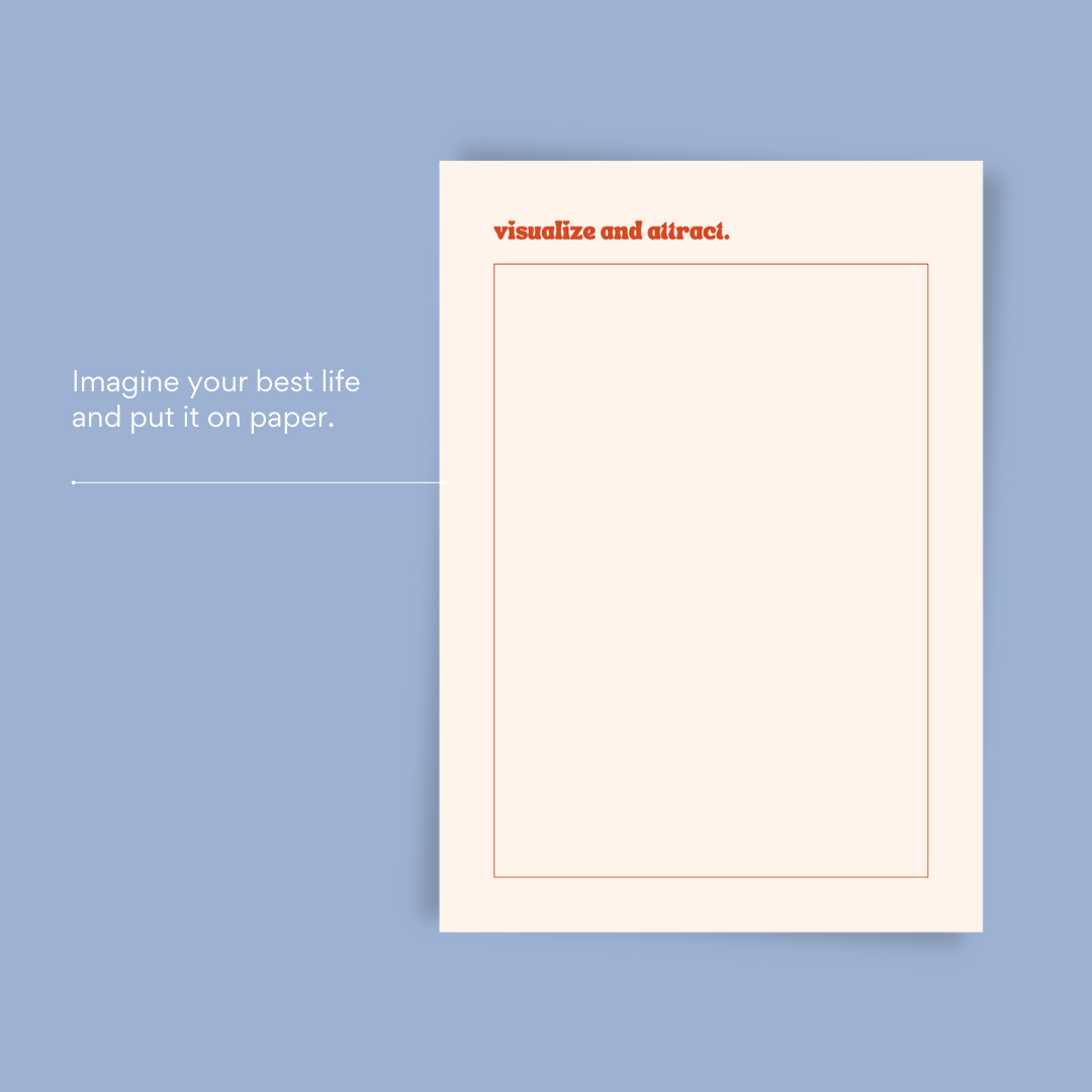 Daily planner journal blank page skyblue bg