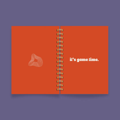 its game time diary purple bg