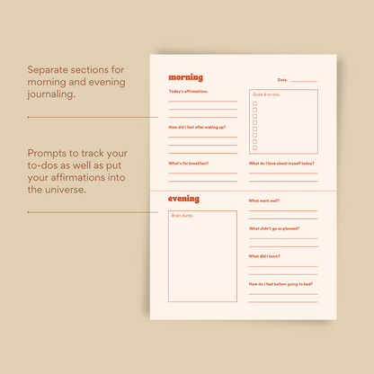 planner journal blank page design 02