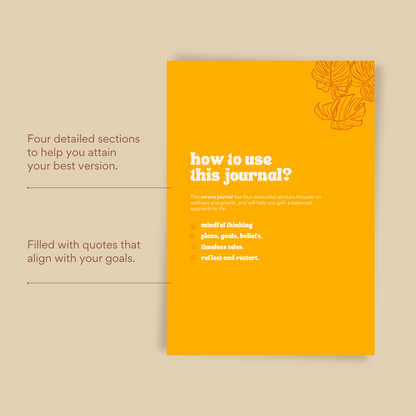 how to use this journal? 