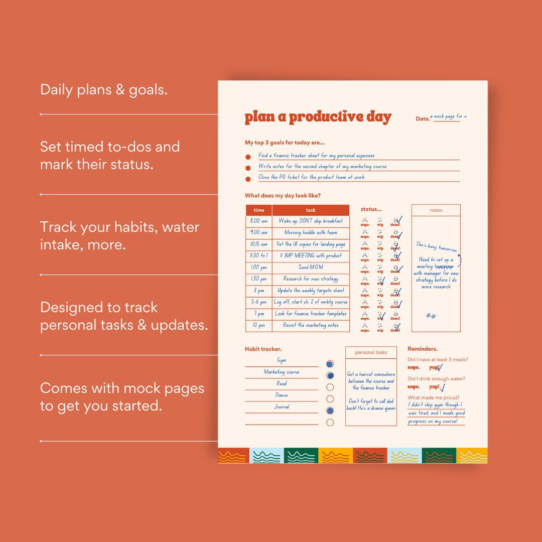 plan a productive month orange texted page 03