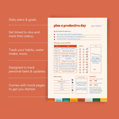 plan a productive month orange texted page 03