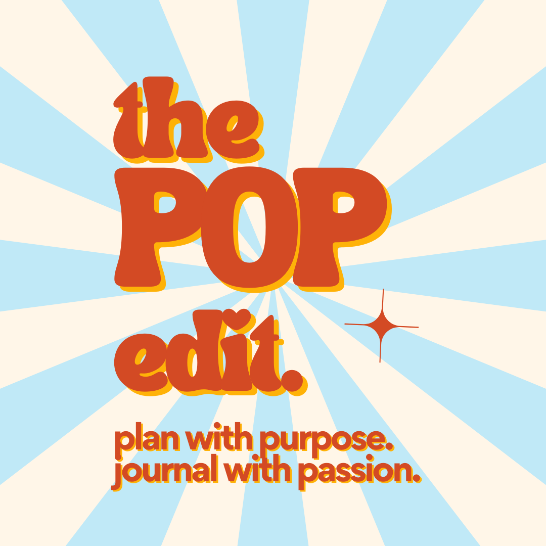 the pop edit planner and journal banner 5