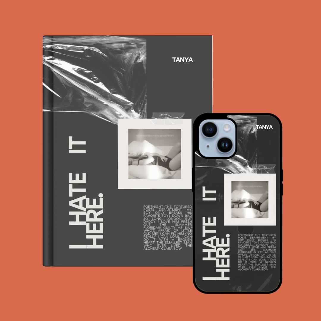 tortured phone case and diary